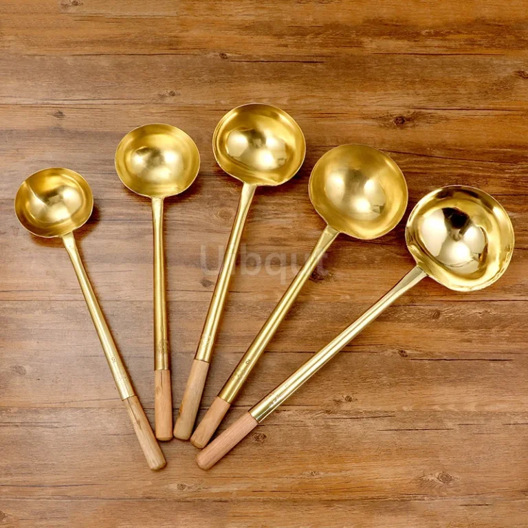big long pure copper spatula shovel chef cooking cocina utensilios blade Kitchen Utensil Wooden Handle Turner Soup Spoon wok - Image 2