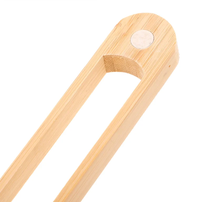 2 Pcs Ergonomic Bamboo Toaster Tongs Bread Clamp Kitchen Utensils Cooking Tools Food Serving Tongs Pastry Clips Dining - Image 6