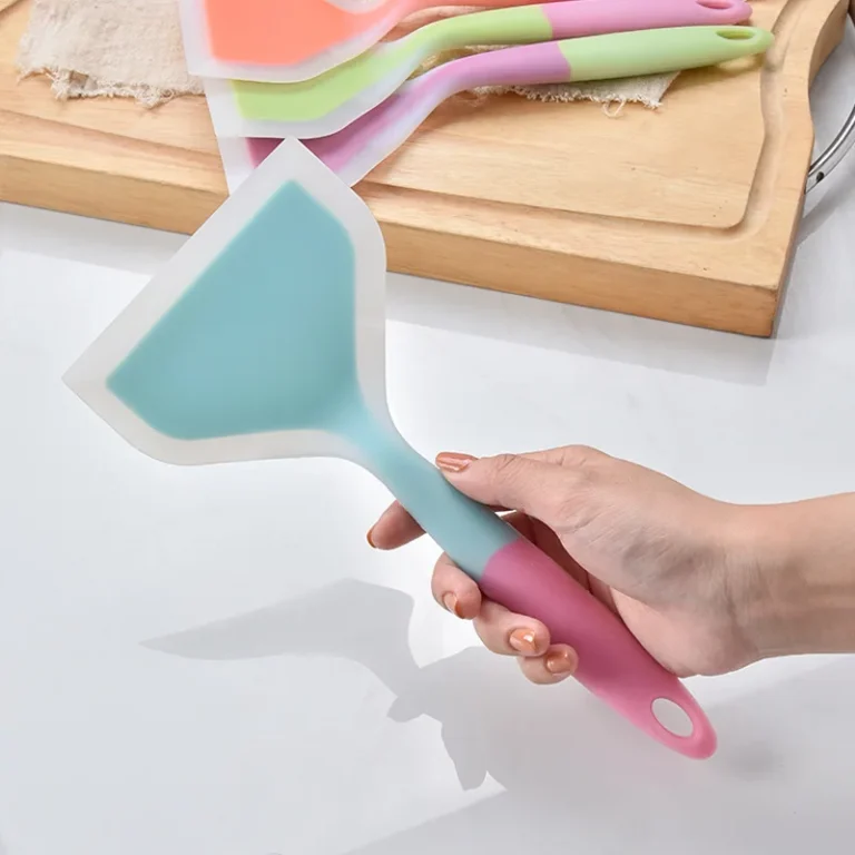 Non-Stick Silicone Spatula Omelette Pan Turner Beef Meat Egg Cooking Spatulas Wide Pizza Shovel Kitchen Scraper Cooking Utensils - Image 3
