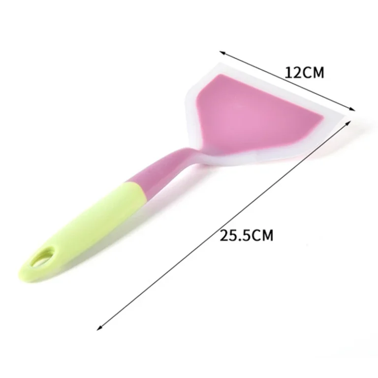 Non-Stick Silicone Spatula Omelette Pan Turner Beef Meat Egg Cooking Spatulas Wide Pizza Shovel Kitchen Scraper Cooking Utensils - Image 6