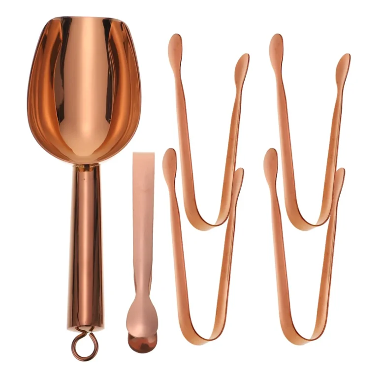 6Pcs 304 Stainless Steel Ice Shovel Set Multifunctional Food Scoop Coffee Bean Rice Serving Tongs Kitchen Utensils Restaurant - Image 2
