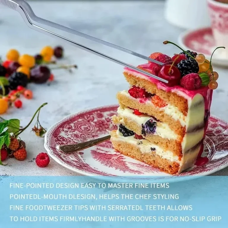 12/1Pc Kitchen Tweezer Utensil BBQ Tweezer Food Clip Kitchen Bar Chief Tong Stainless Steel Portable for Picnic Barbecue Cooking - Image 4