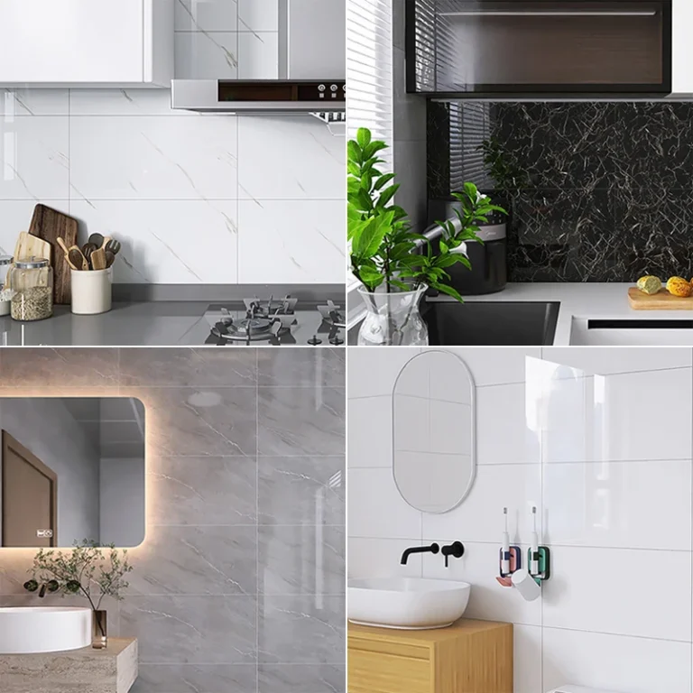 5-20pcs 30x30cm Waterproof Wall Stickers Home Decor Kitchen Decorations Decoration Bedroom Adhesive Wallpaper Wall Panels Room - Image 6