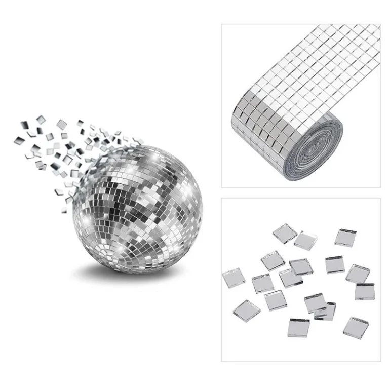4*60cm Disco Ball DIY Acrylic Mirror Stickers Wall Stickers Self-adhesive Home Decoration Wall Decoration - Image 4
