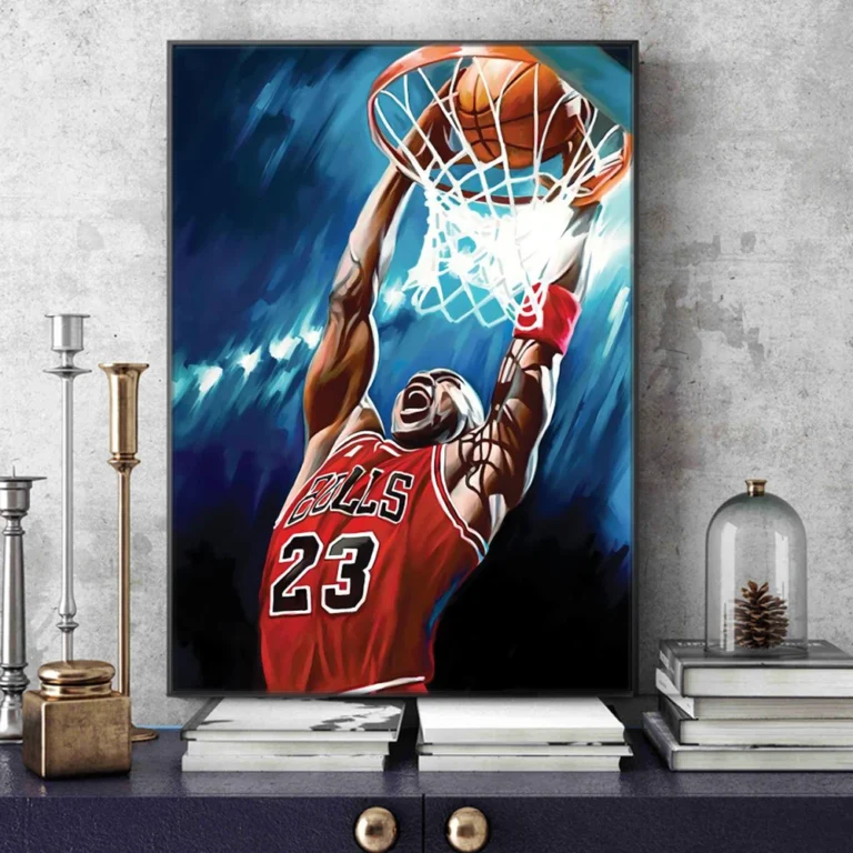 Modern Canvas Painting Dunk Mural Basketball Celebrities Wall Art Home Decor Boys Room Decorative posters Picture Prints - Image 2