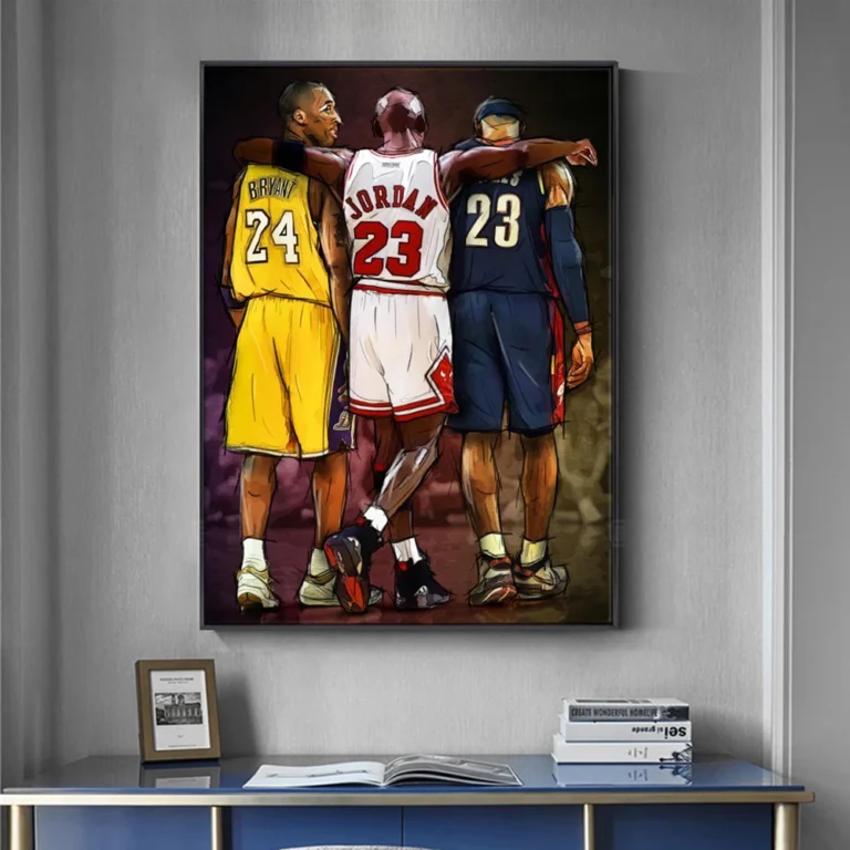 Modern Canvas Painting Dunk Mural Basketball Celebrities Wall Art Home Decor Boys Room Decorative posters Picture Prints - Image 3