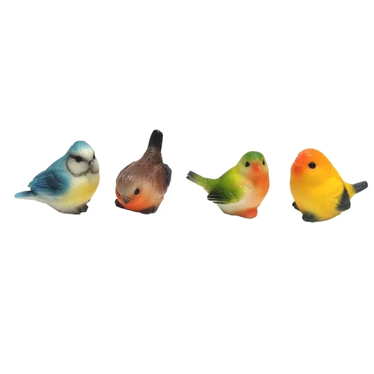 Simulation Wild Birds Animal Toys Cute Mini Parrot Model Figures Miniature Landscape Ornament Household Decoration Gifts - Image 6