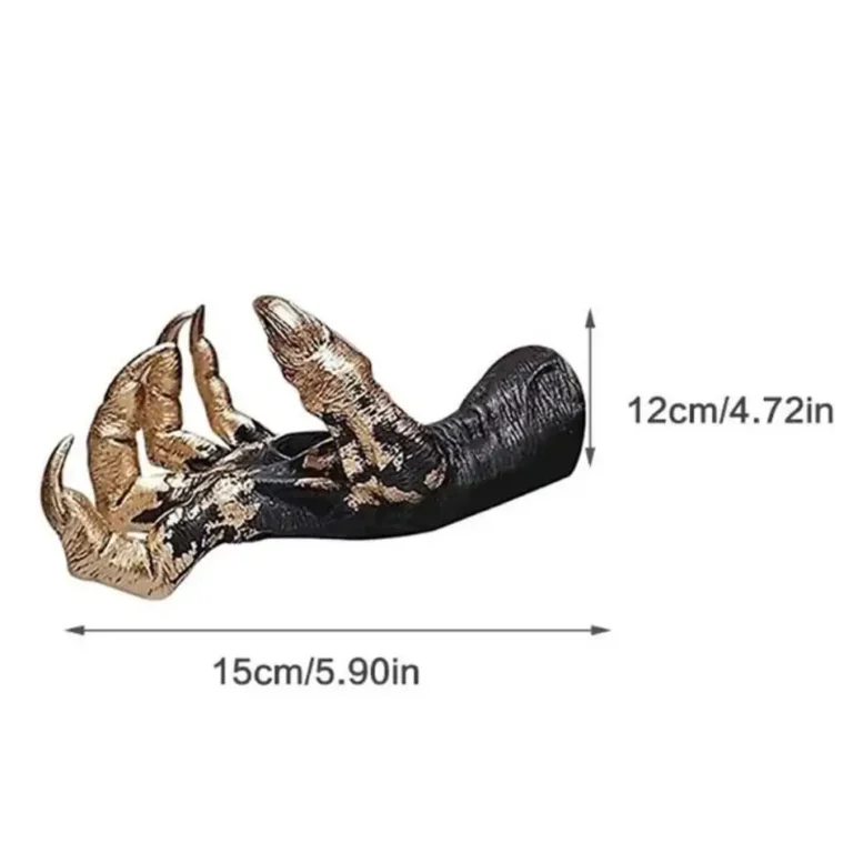 Creative Shape Crafts Witch Hand Wall Hanging Statue Resin Aesthetic Art Sculpture Halloween Decor Jewelry Display Rack Hanger - Image 6