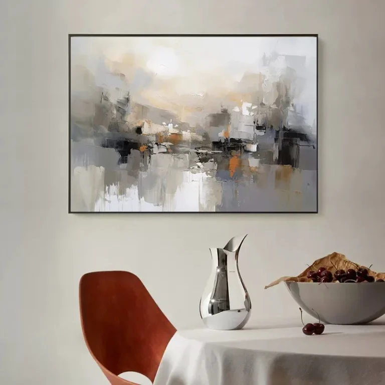 Classic Abstract Wall Art Matte Colour Oil Painting on Canvas Print Poster Home Decor Living Room Bedroom Decorative Painting - Image 3