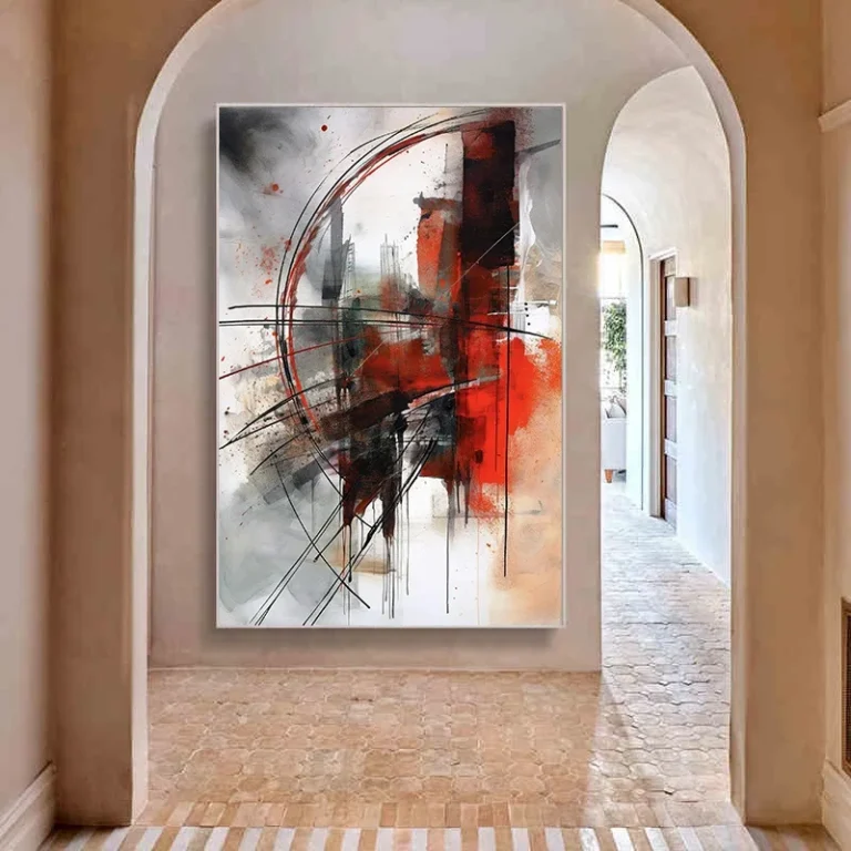 Classic Abstract Wall Art Matte Colour Oil Painting on Canvas Print Poster Home Decor Living Room Bedroom Decorative Painting - Image 5