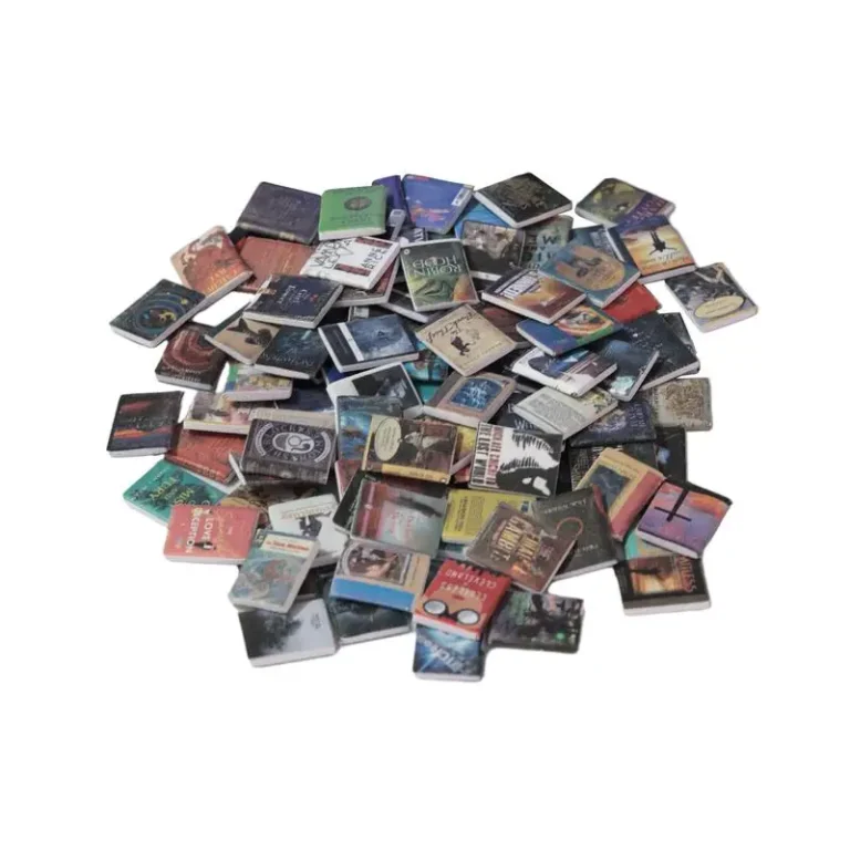 200pcs Mini Books Doll House Accessories Miniatures Book Decoration Dolls House Miniature Accessory For Living Room Study Room - Image 4