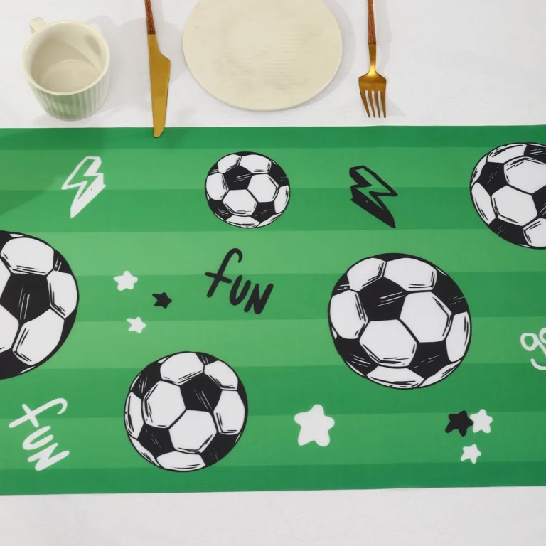 180×35cm Soccer Table Runner Decors Polyester Football Tablecover Soccer Birthday Party Decorations Sport Theme Decor - Image 6