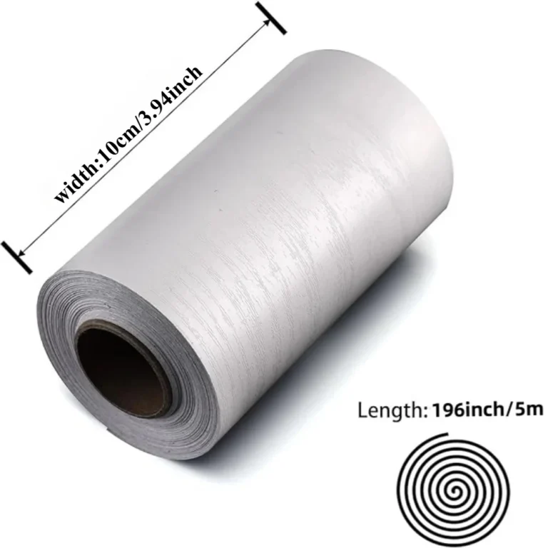 1pc 5m Self-adhesive Wall Trim Line Skirting Border Waterproof Baseboard Wallpaper Sticker For Living Room Home Decoration - Image 2