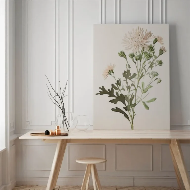 Minimalist Boho Retro Flowers Wildflower Floral Botanical Art Poster Canvas Painting Wall Prints Picture Living Room Home Decor - Image 3