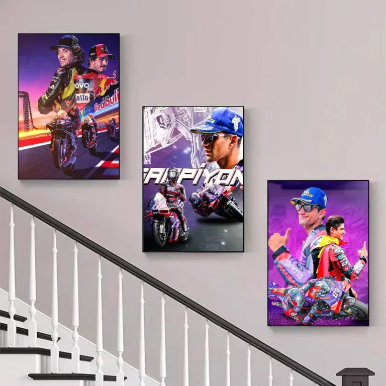 Modern Racing Sports MotoGP DIY Sticky Poster Fancy Wall Sticker for Living Room Decoration Wall Decor - Image 2