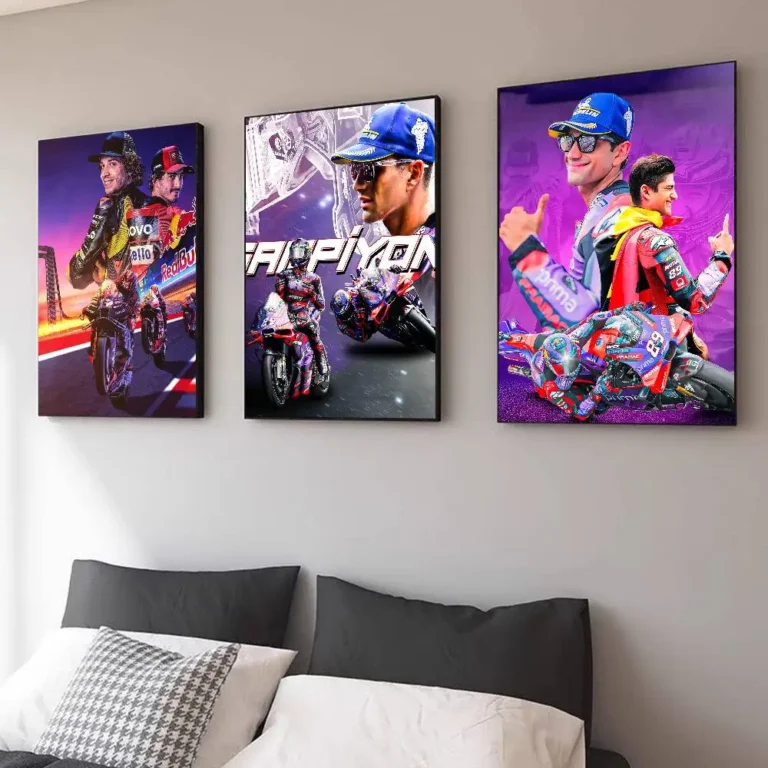 Modern Racing Sports MotoGP DIY Sticky Poster Fancy Wall Sticker for Living Room Decoration Wall Decor - Image 3