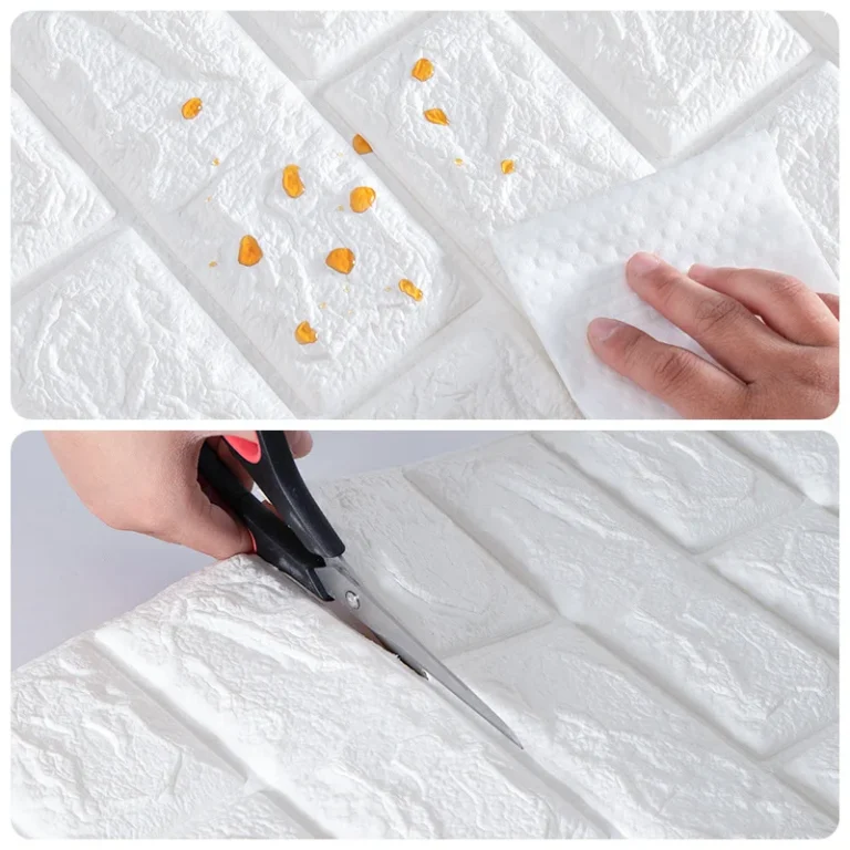 77cm*70cm 3D Self-adhesive Wallpaper Waterproof Brick Retro Wall Stickers Living Room Bedroom Wall Stickers Home Decoration - Image 4