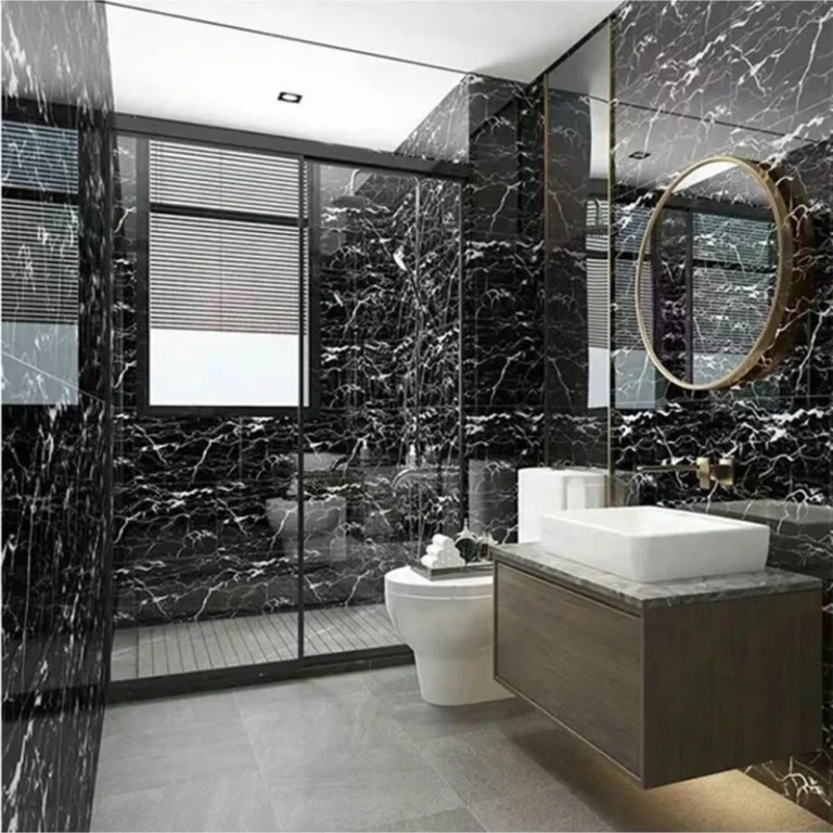 3/8/15pcs Black Faux Ceramic Tile, Waterproof Self-Adhesive Wall Sticker For Home Renovation, Room Decor, Kitchen - Image 6