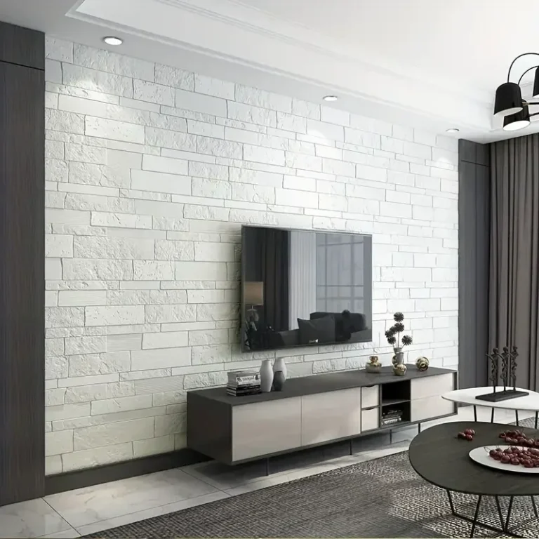 5-15pcs 35cm x 35cm 3D Self-adhesive Solid Color Wall Sticker Waterproof DIY Living room  Background Brick Pattern Home Decor ﻿ - Image 5