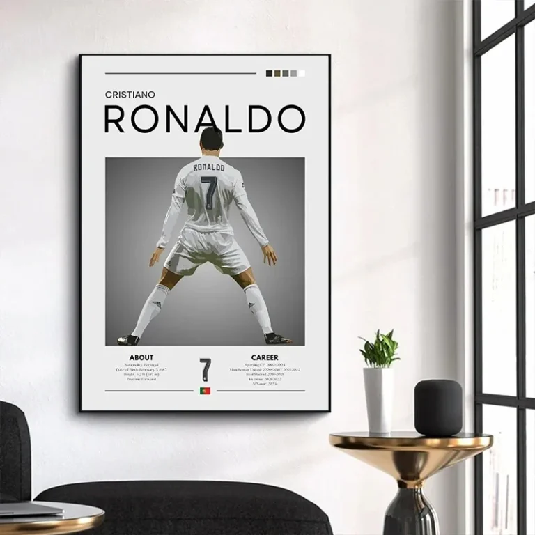 Famous Football Sports Celebrity Posters and Prints Canvas Printing Modern Wall Art Picture for Living Room Home Decor Gifts - Image 4