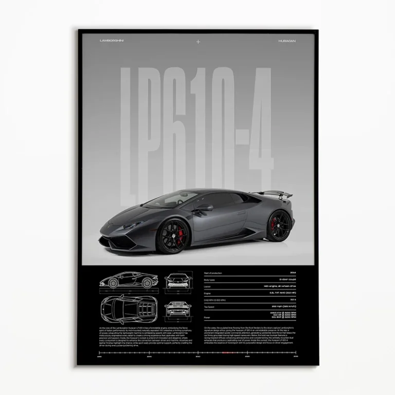 Black & White Famous Cars Posters Classic Car Photography Print Man Cave Canvas Painting Wall Art Pictures for Home Decoration - Image 2