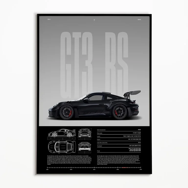 Black & White Famous Cars Posters Classic Car Photography Print Man Cave Canvas Painting Wall Art Pictures for Home Decoration - Image 4