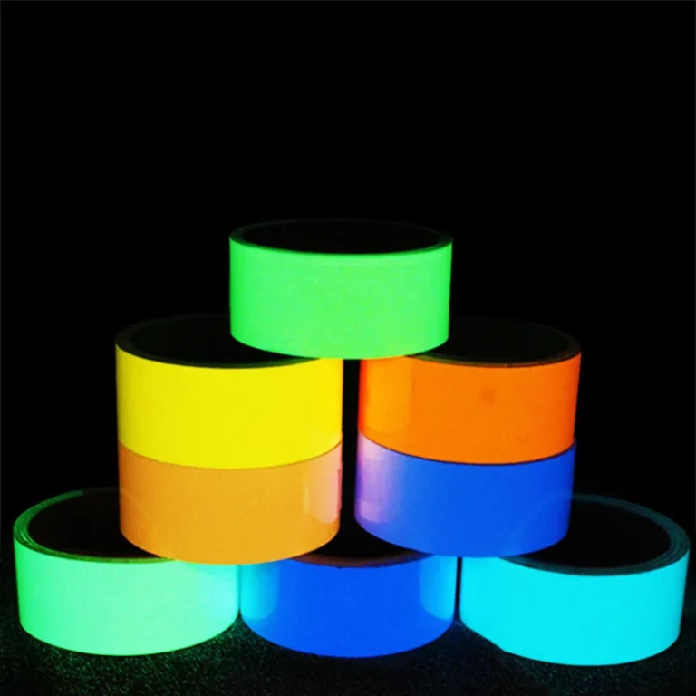 DIY Fluorescent Night Wall Sticker, Luminous Glow in the Dark, Safety Security, Home Decoration, Warning Adhesive Tape