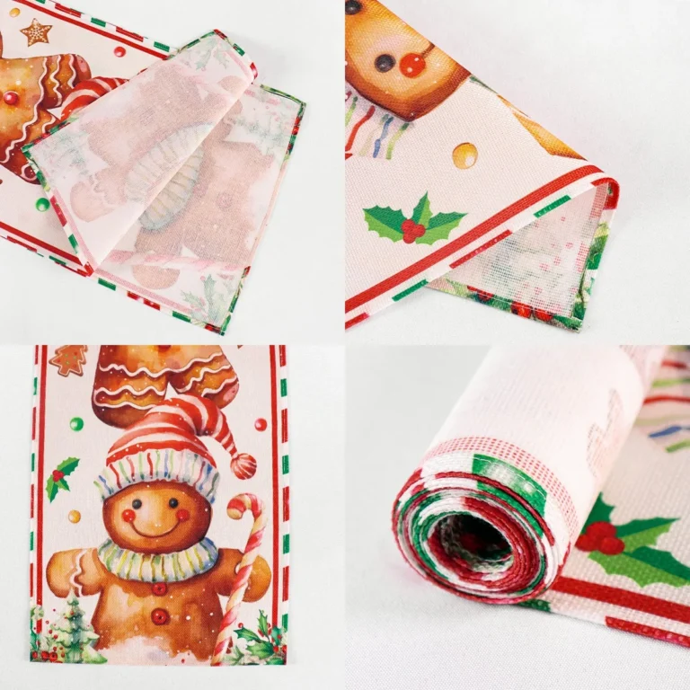 Christmas Linen Table Runners Xmas Dresser Scarf Decor for Home Kitchen Dining Table Cover Christmas Decorations 2025 Navidad - Image 6