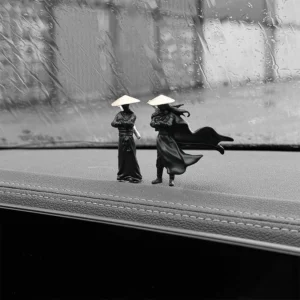 Swordsman Statue Car Dashboard Decoration Chinese Style Retro Swordsman Mininature Figurine Statue Office Home Desk Ornaments