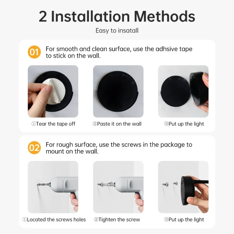Wall Lamp Rechargeable Intelligent Human Sensing Wireless Night Light Dimmable LED Spotlights for Decoration Painting Lighting - Image 5