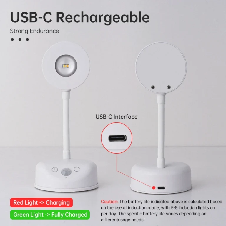 Wall Lamp Rechargeable Intelligent Human Sensing Wireless Night Light Dimmable LED Spotlights for Decoration Painting Lighting - Image 6