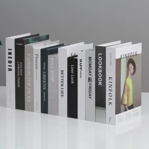 Fashionable and Exquisitely Printed Fake Book Decorations Simple Nordic Books Antique Bookshelf Decorations Simulation Props