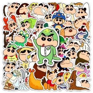 50Pcs MINISO Xiaoxin Series Cartoon Cute Waterproof Sticker Skateboarding Snowboard Retro Vinyl home decal Sticker