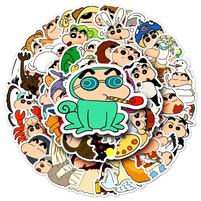 50Pcs MINISO Xiaoxin Series Cartoon Cute Waterproof Sticker Skateboarding Snowboard Retro Vinyl home decal Sticker - Image 5