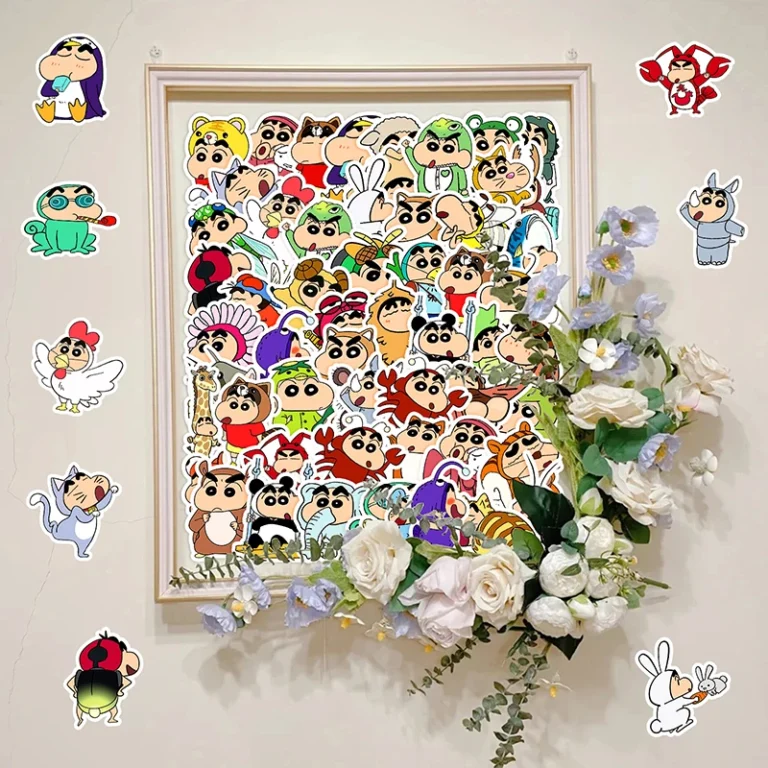 50Pcs MINISO Xiaoxin Series Cartoon Cute Waterproof Sticker Skateboarding Snowboard Retro Vinyl home decal Sticker - Image 6