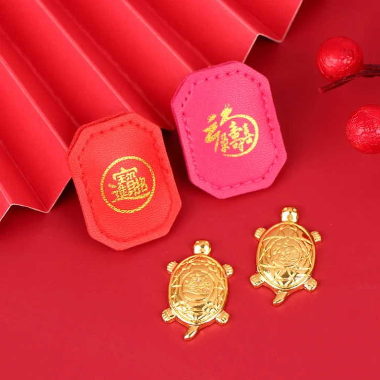 Feng Shui Money Turtle Temple Lucky Wealth Mini Golden Tortoise Guarding Praying Home Decor Lucky Gift Miserly Turtle - Image 3