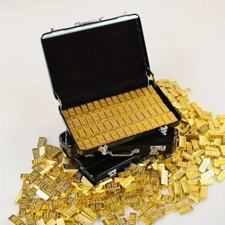 Mini Gold Replica - 24K Gold-Plated Alloy Collectible, Decorative Display Model for Home/Office, Investment Prop Gift (Reali - Image 3