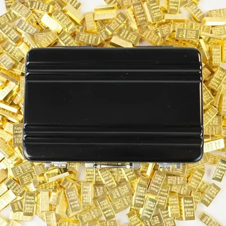Mini Gold Replica - 24K Gold-Plated Alloy Collectible, Decorative Display Model for Home/Office, Investment Prop Gift (Reali - Image 5
