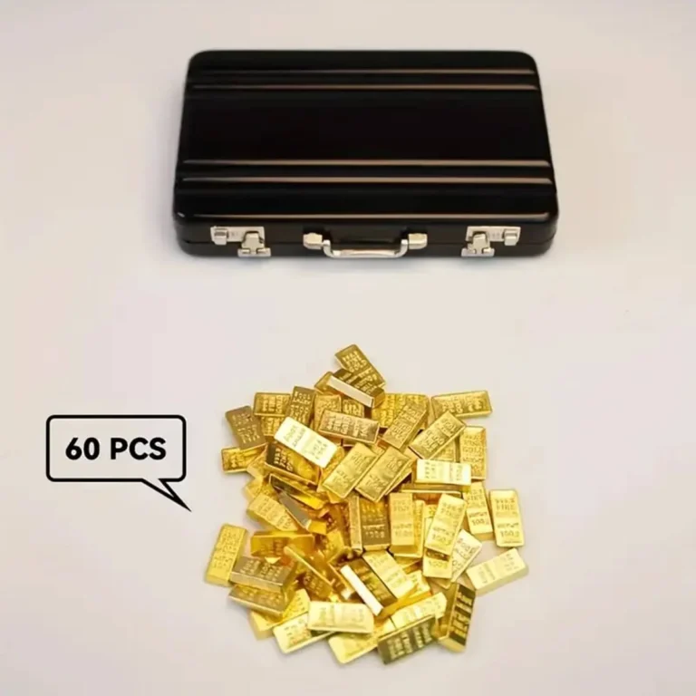 Mini Gold Replica - 24K Gold-Plated Alloy Collectible, Decorative Display Model for Home/Office, Investment Prop Gift (Reali - Image 6