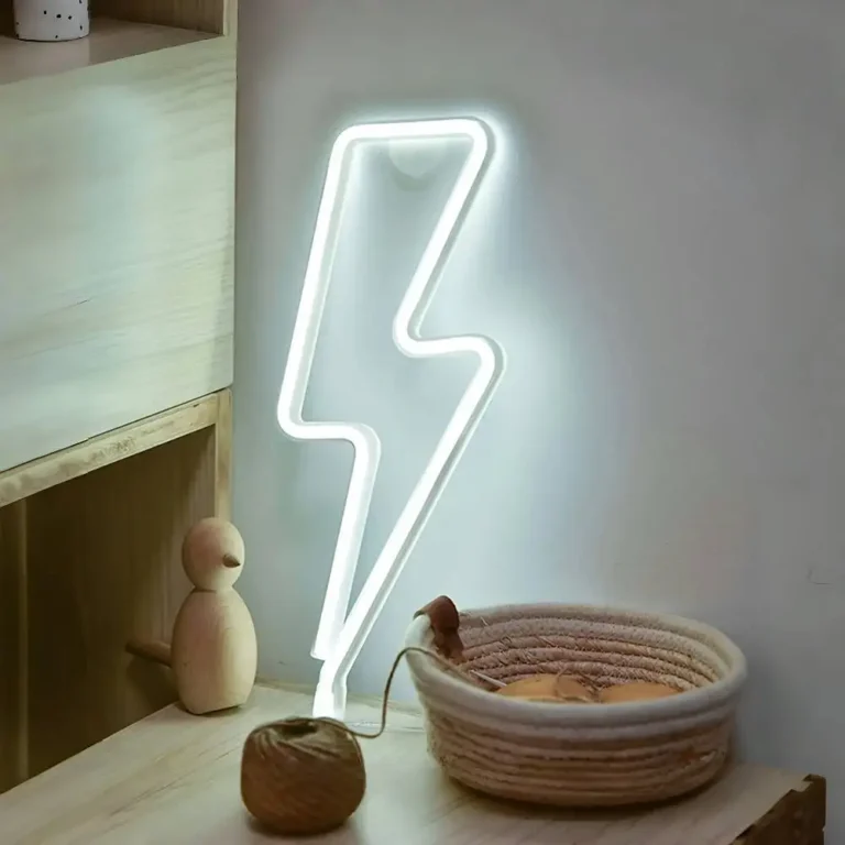 1pc Lightning Shape Neon Sign, USB/Battery Powered Room Decoration, For Bedroom Gaming Room Living Room Office Wall Light - Image 6