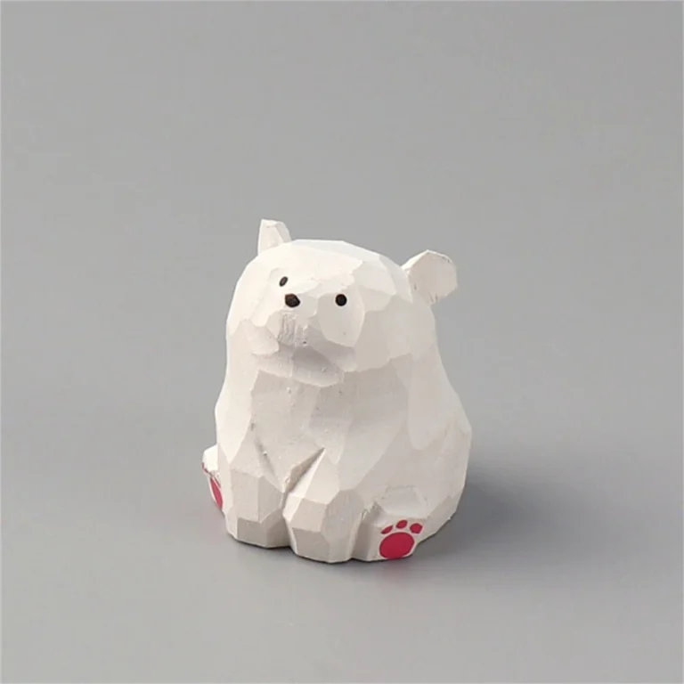 Wooden Animal Figurine Hand Carved Ornament Decoration Crafts - Image 4