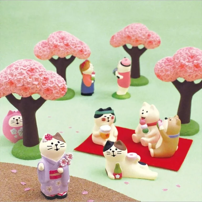 1pc Zakka Japan Cherry Blossom Festival Japan Decoration Figurines Resin Craft Home Decor Desk Accessories Scene Decoration Gift - Image 2