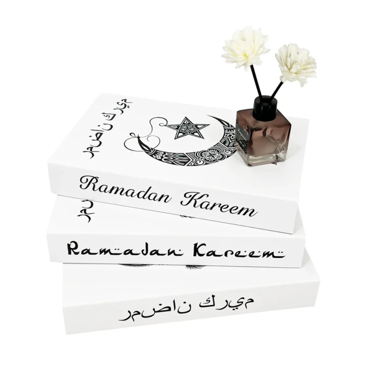Muslim White Fake Books Home Decor Simulation Coffee Table Decorative Book Living Room Decoration Additional Shooting Props - Image 5