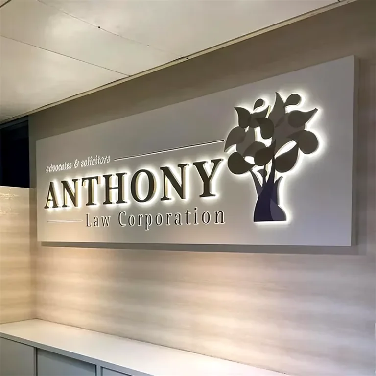 Custom Beauty Salon Indoor 3D logo Sign With Brand Name LED Metal Letter Backlit Sign for Business Wall logo Sign - Image 5