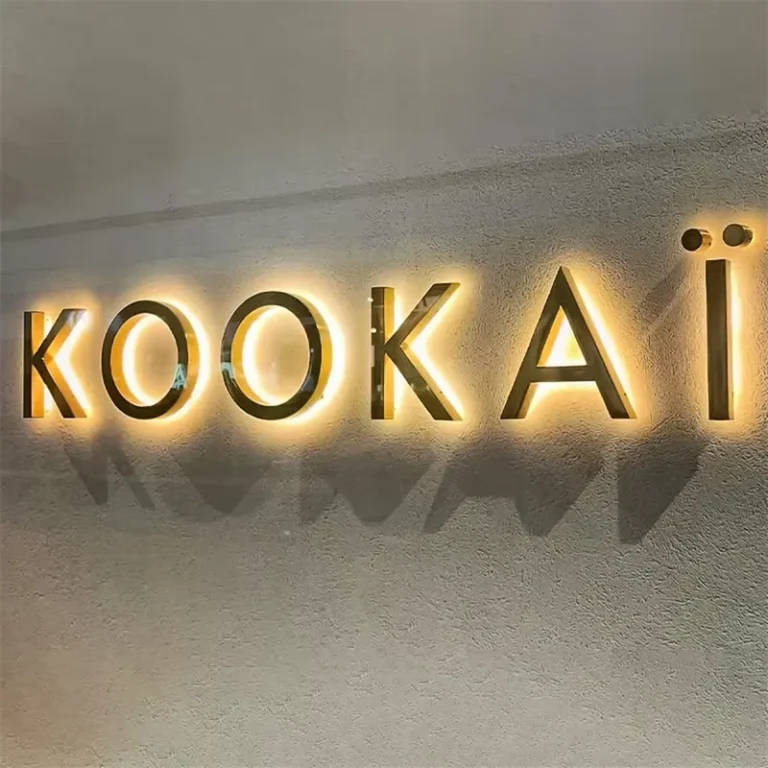 Custom Beauty Salon Indoor 3D logo Sign With Brand Name LED Metal Letter Backlit Sign for Business Wall logo Sign - Image 6