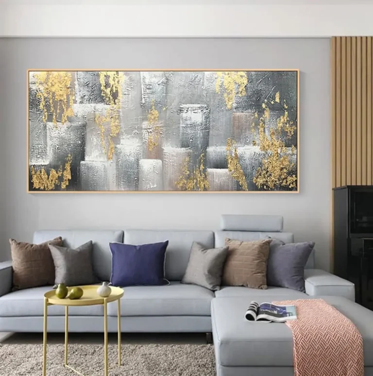 Abstract Oil Painting Handmade On Canvas Modern Oil Painting Hand Painted Large Wall Art For Home Decor Living Room Office Gift - Image 2