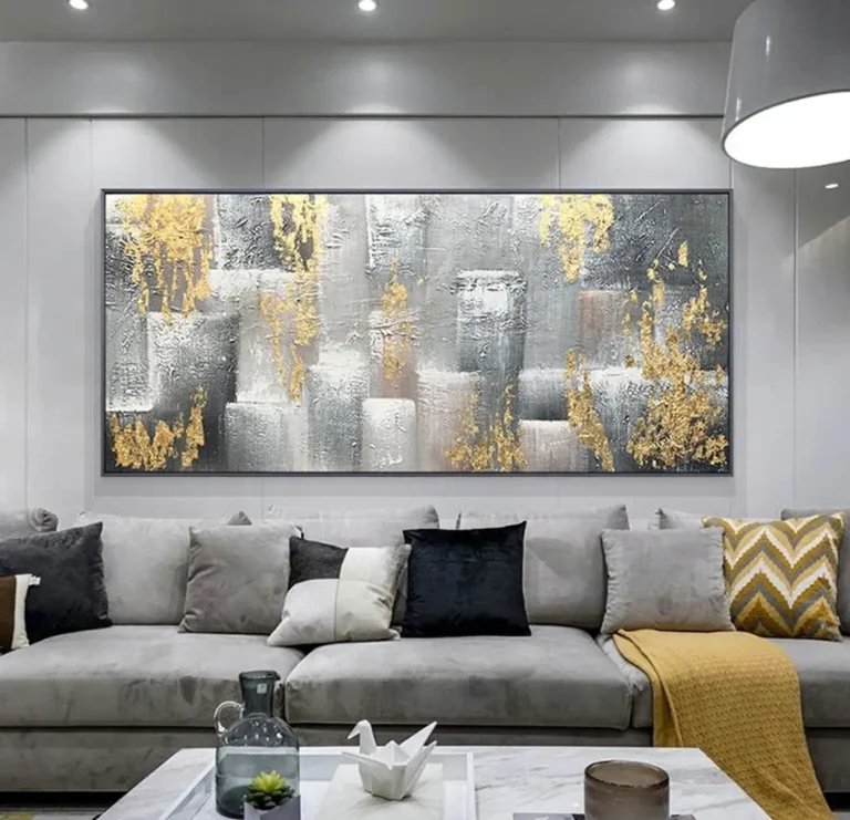 Abstract Oil Painting Handmade On Canvas Modern Oil Painting Hand Painted Large Wall Art For Home Decor Living Room Office Gift - Image 3