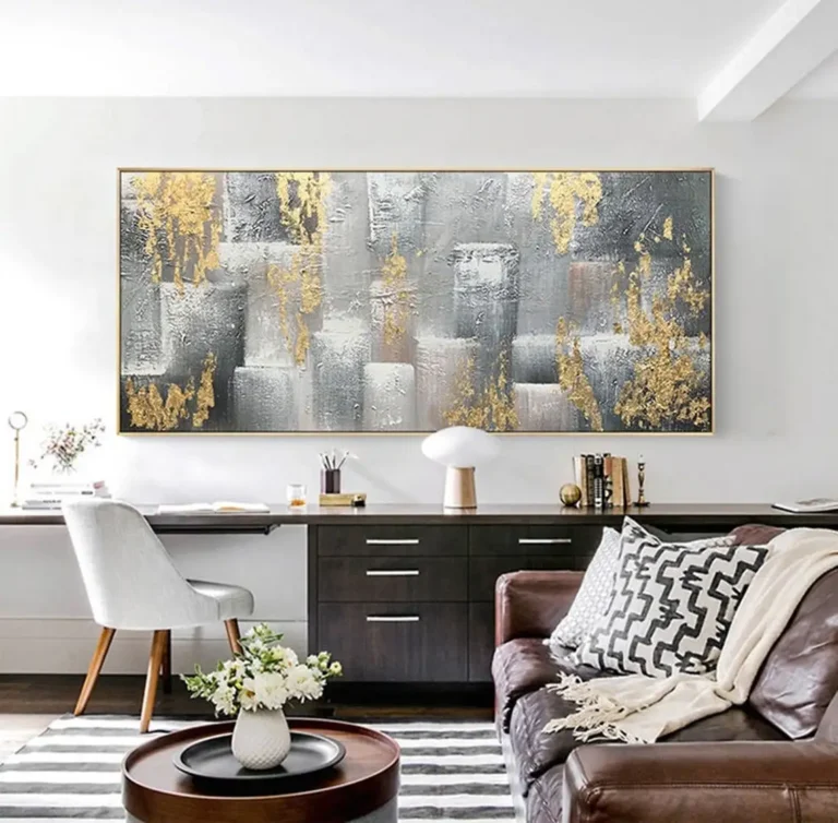 Abstract Oil Painting Handmade On Canvas Modern Oil Painting Hand Painted Large Wall Art For Home Decor Living Room Office Gift - Image 4