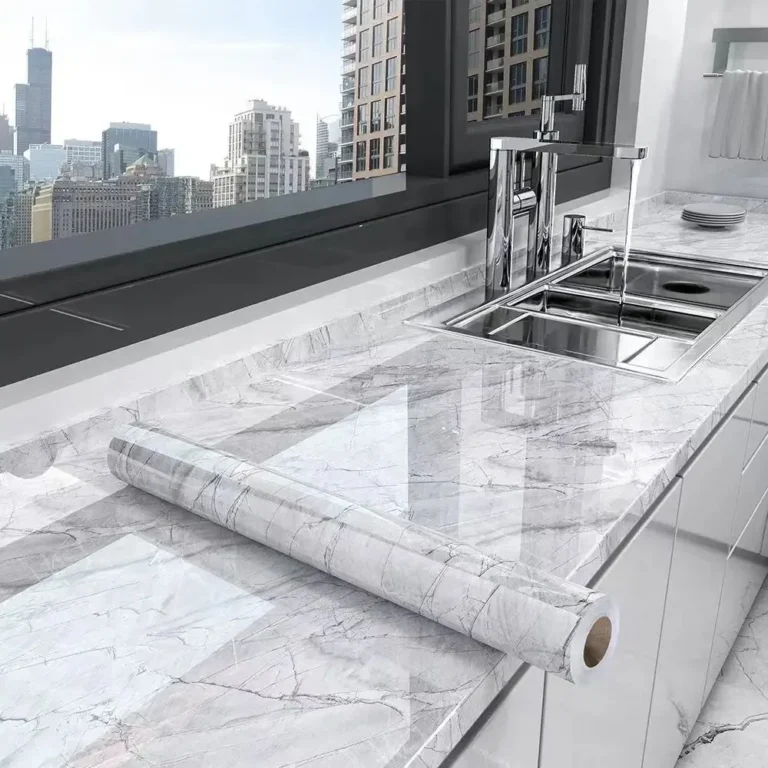 55cm Marble Self Adhesive Wallpaper Vinyl Contact paper PVC Waterproof Wall Stickers For Livingroom Kitchen Home Decor Film  ﻿ - Image 5