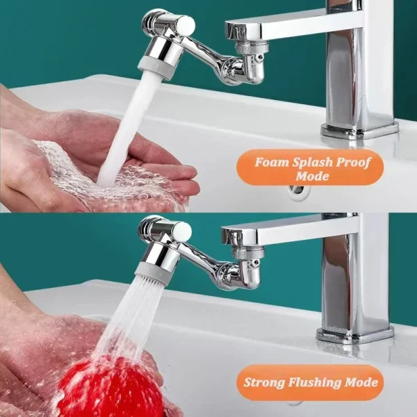 Household Washbasin Washbasin Alloy Mechanical Arm Washbasin Multi-functional Vientiane Faucet Bathroom Accessories 4